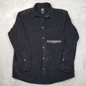 Zara Shirt Mens‎ Large Button Up Heavy Corduroy Cordy Sportsman Shacket Adult
